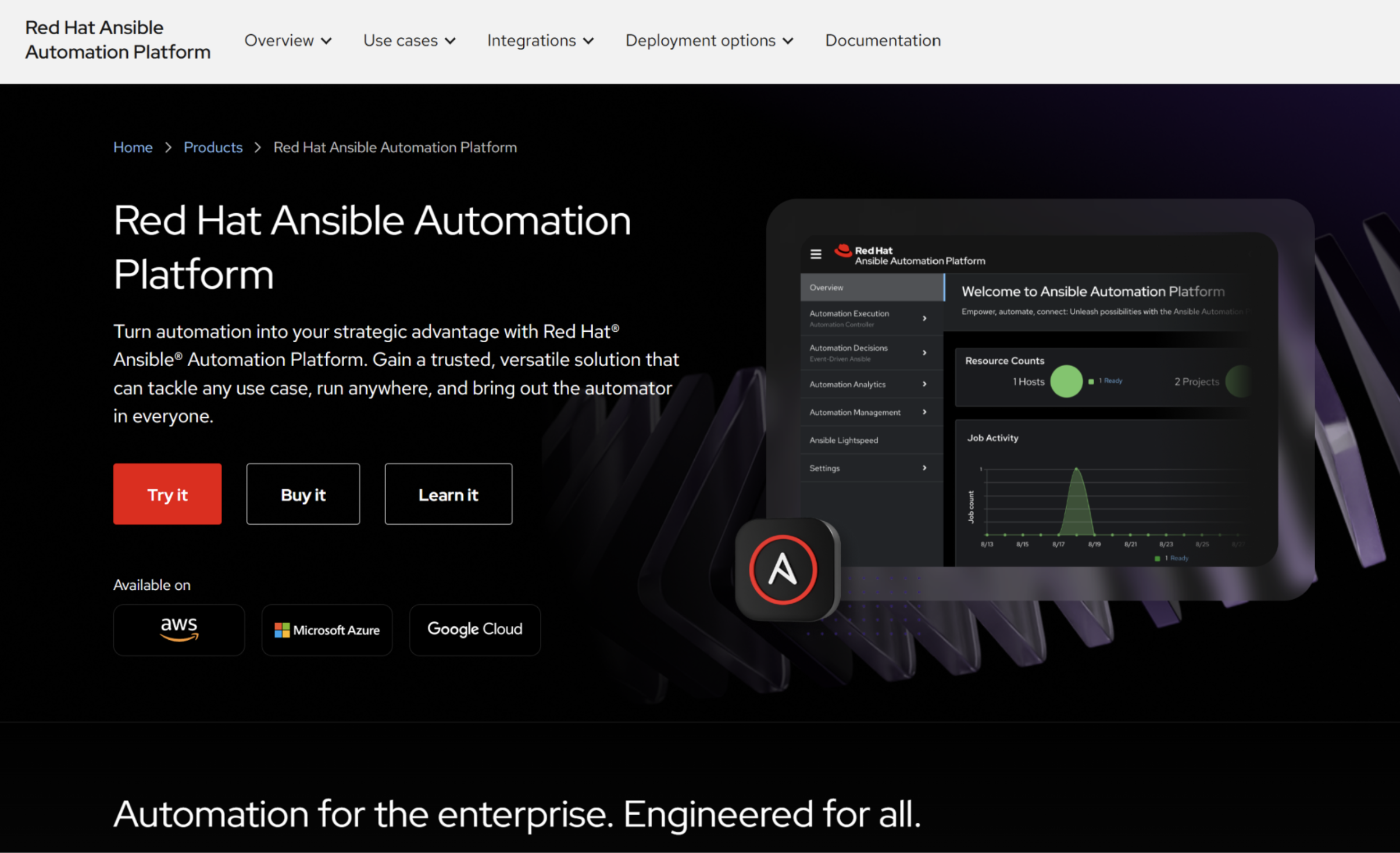 red hat ansible red hat ansible website screenshot