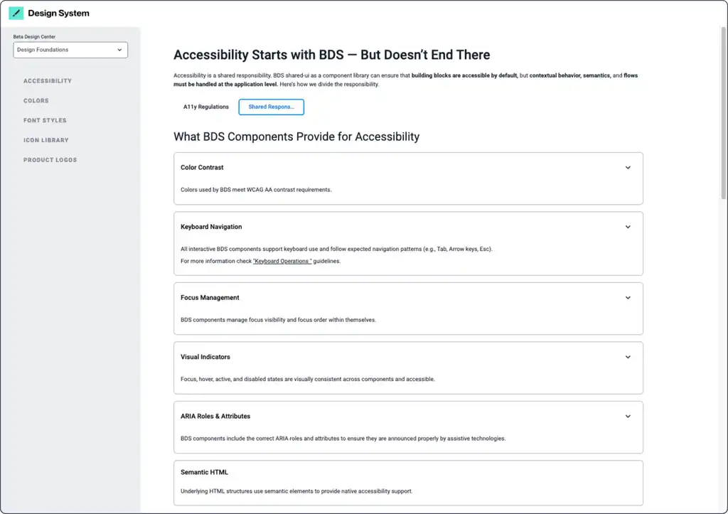 Accessibility-Grundlagen im Beta Design System