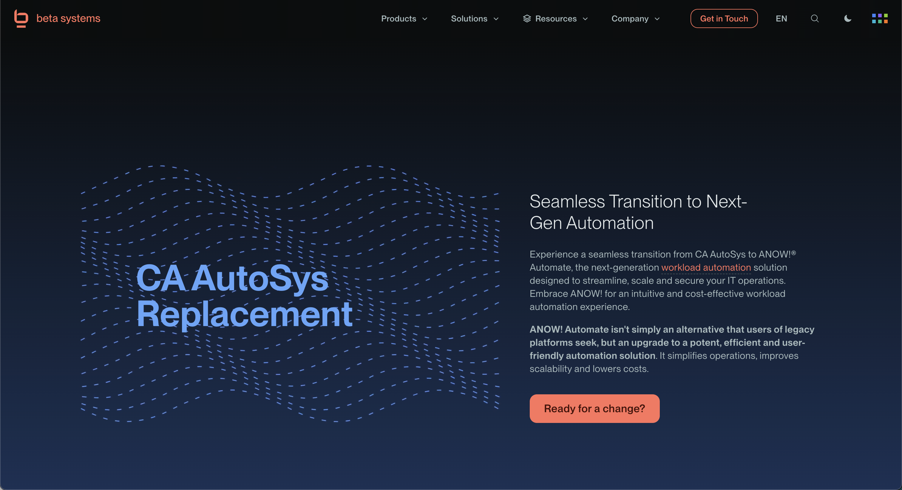 AutoSys Replacement AutoSys Replacement Website Screenshot