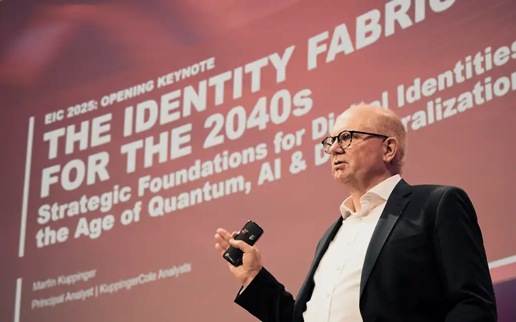 Martin Kuppinger speakting at European Identity & Cloud Conference 2025