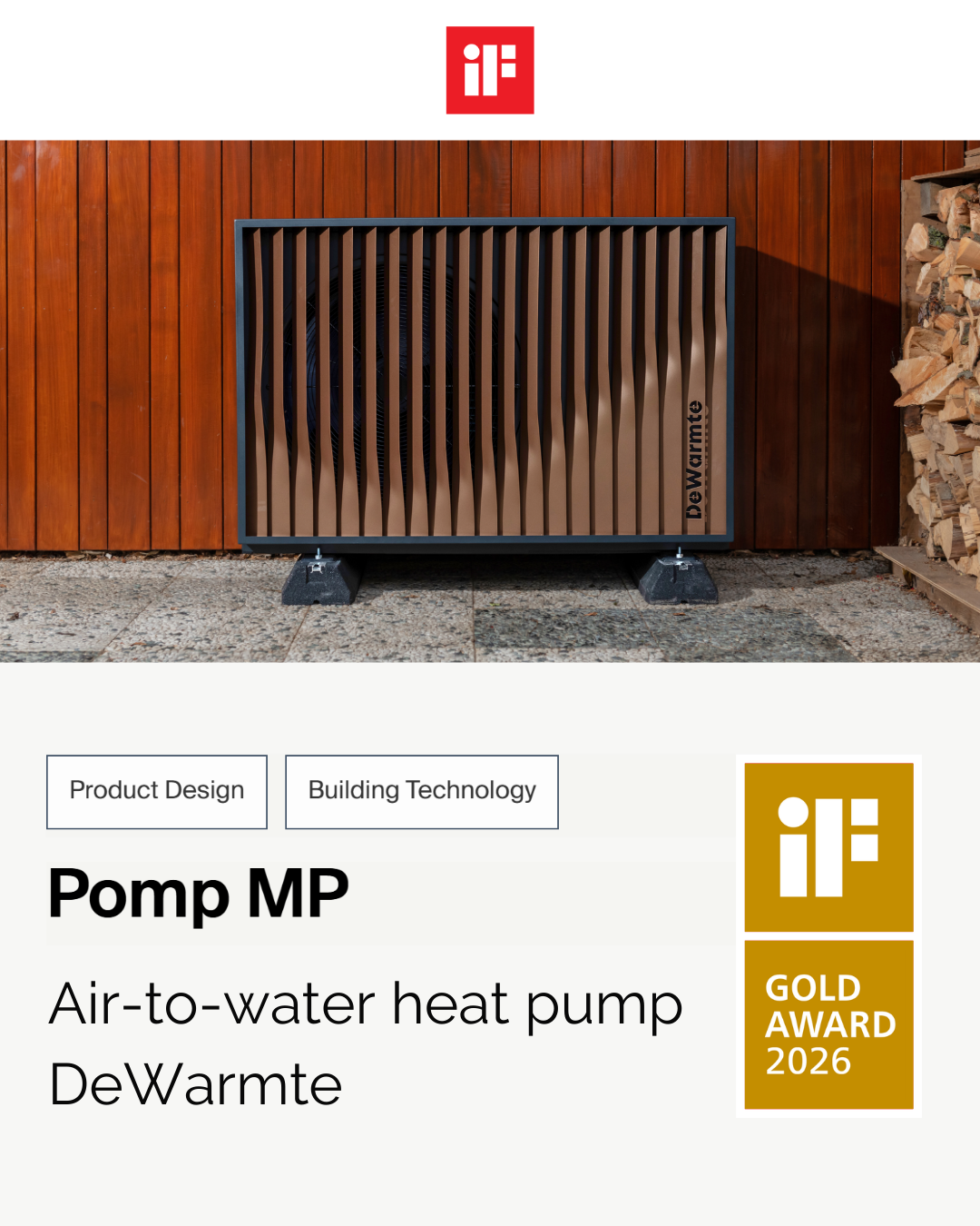 iF DESIGN AWARD Gold 2026 Pomp MP