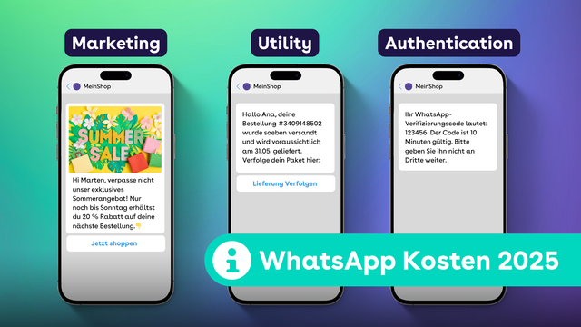 websms - Update WhatsApp Business Kosten ab 2025