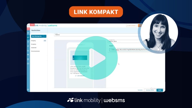 In dieser Anleitung wird Schritt für Schritt gezeigt, wie man WhatsApp im Messaging Portal von websms einrichtet, und die erste WhatsApp-Nachricht versendet.