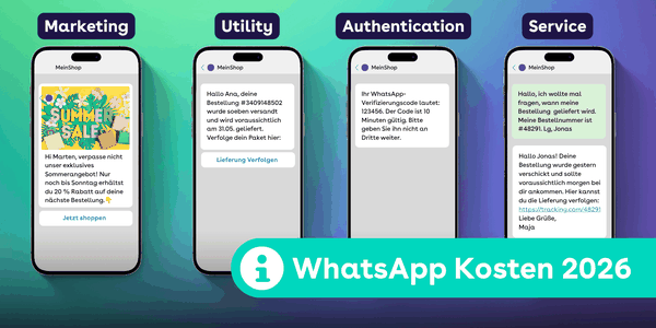 websms - Update WhatsApp Business Kosten ab Oktober 2026