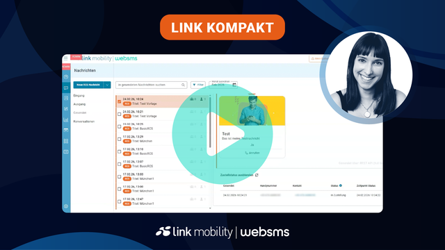 In dieser Anleitung wird Schritt für Schritt gezeigt, wie man RCS im Messaging Portal von websms einrichtet, und die erste RCS-Nachricht versendet.