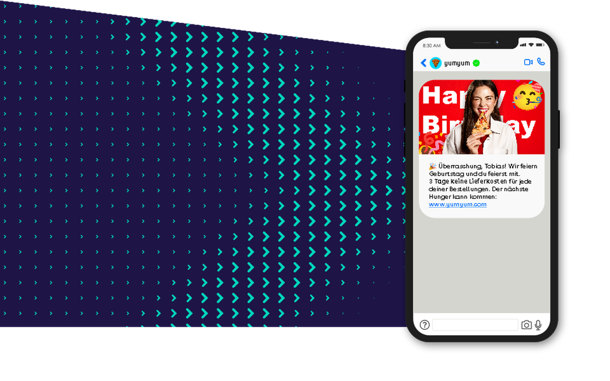 Marketing-Aussendungen per WhatsApp lassen sich mit der einfachen Lösung von websms im Handumdrehen umsetzen