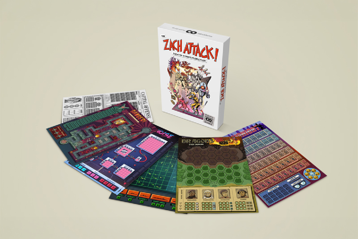 The Zach Attack! Scratch 'n Solve Puzzle Pack
