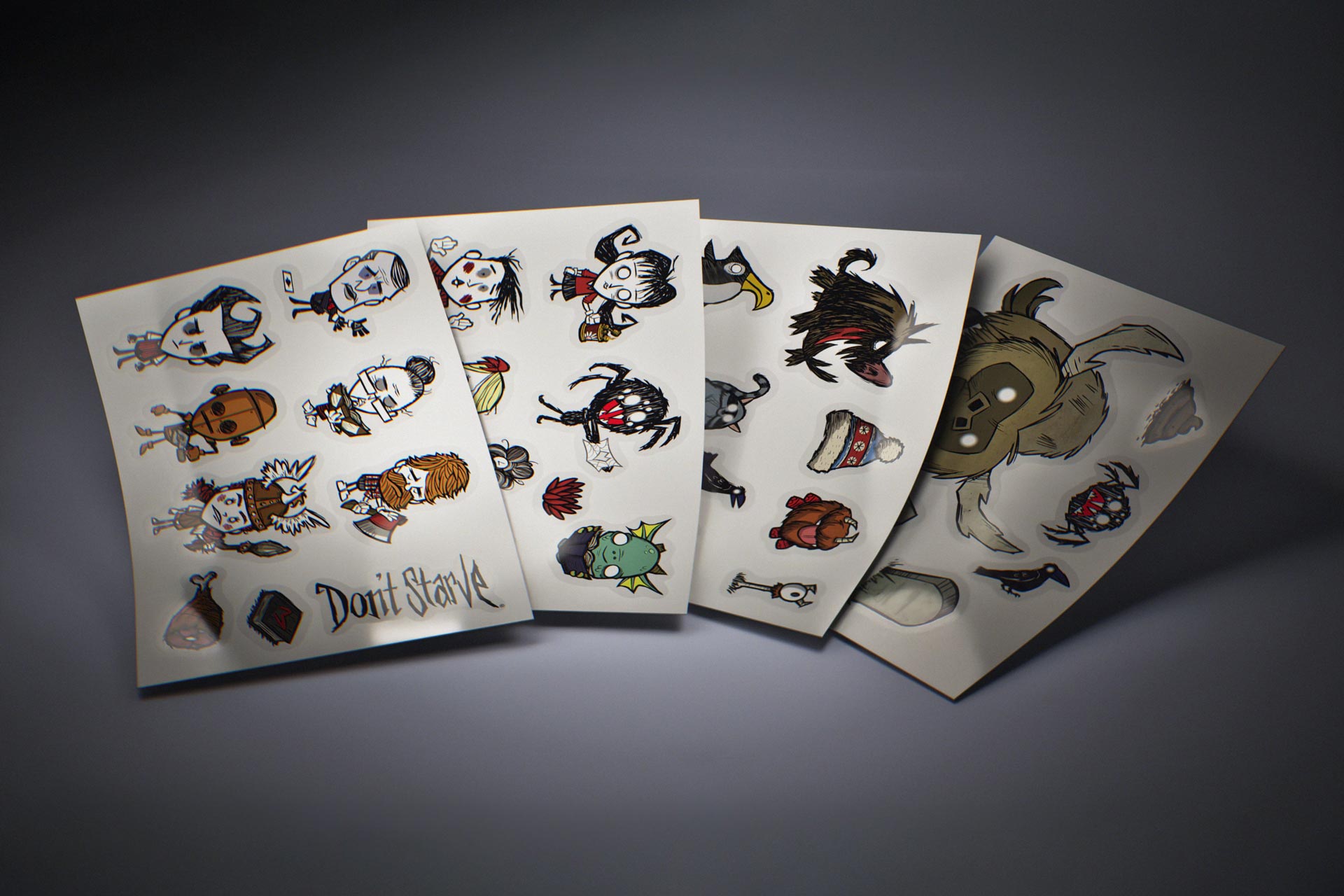 Don't Starve Stickers 4 Sheet Pack