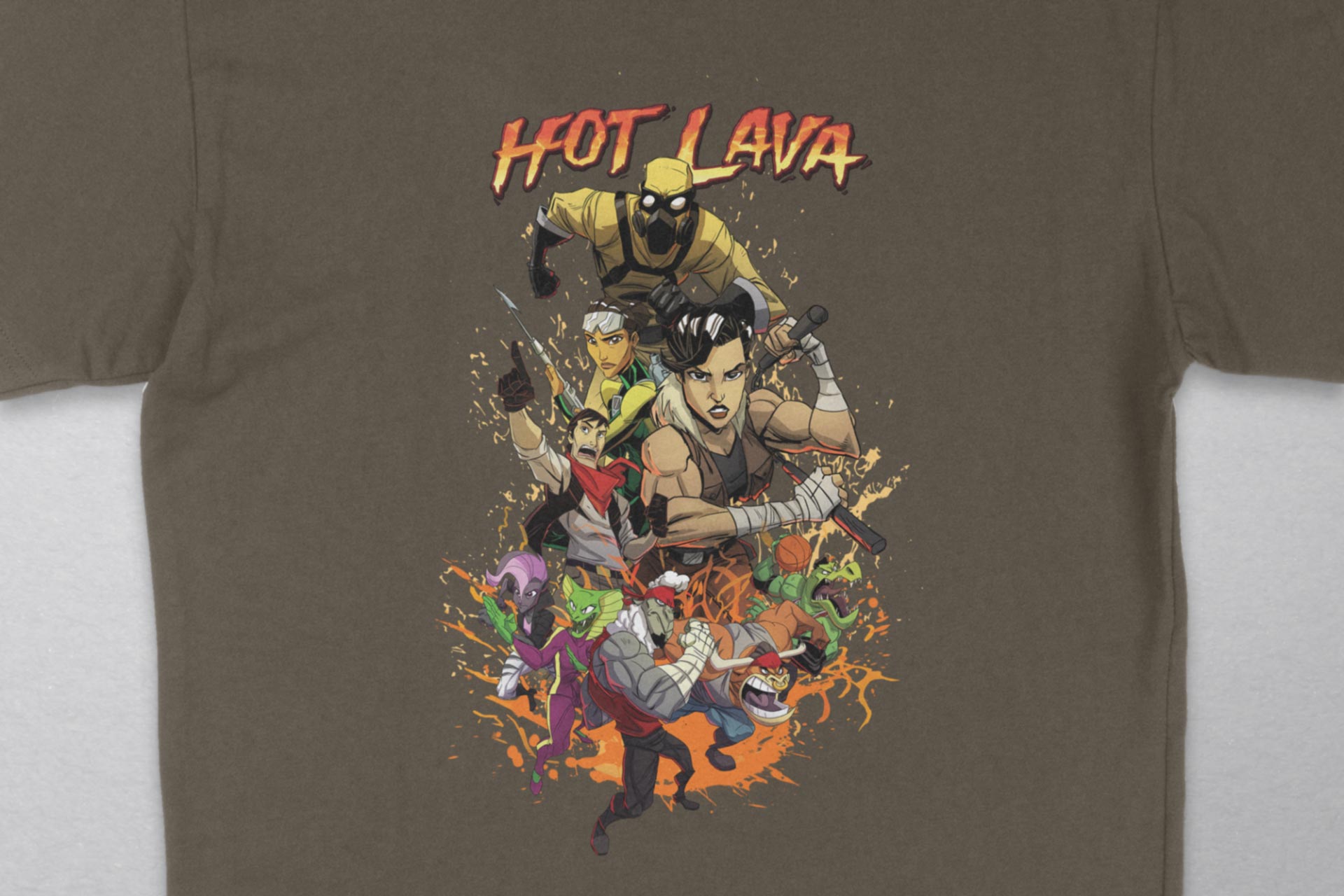 Hot Lava: Comic Heroes Shirt