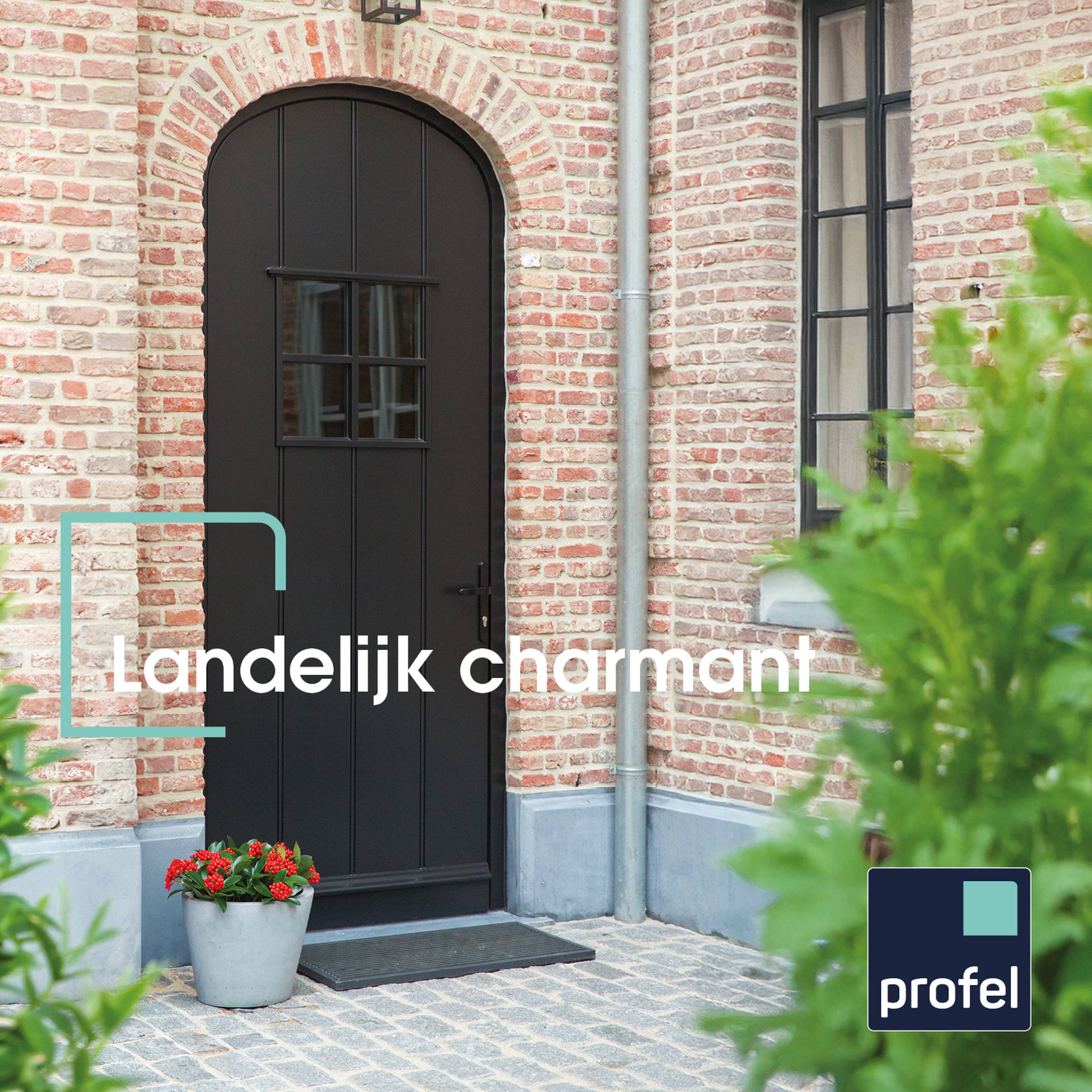 Landelijk charmante houten buitendeur