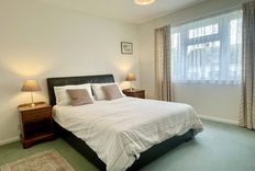 Double bed with bedsides table