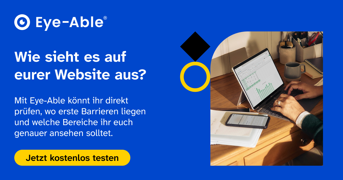 Weiterleitung zur kostenlosen Testversion von Eye-Able