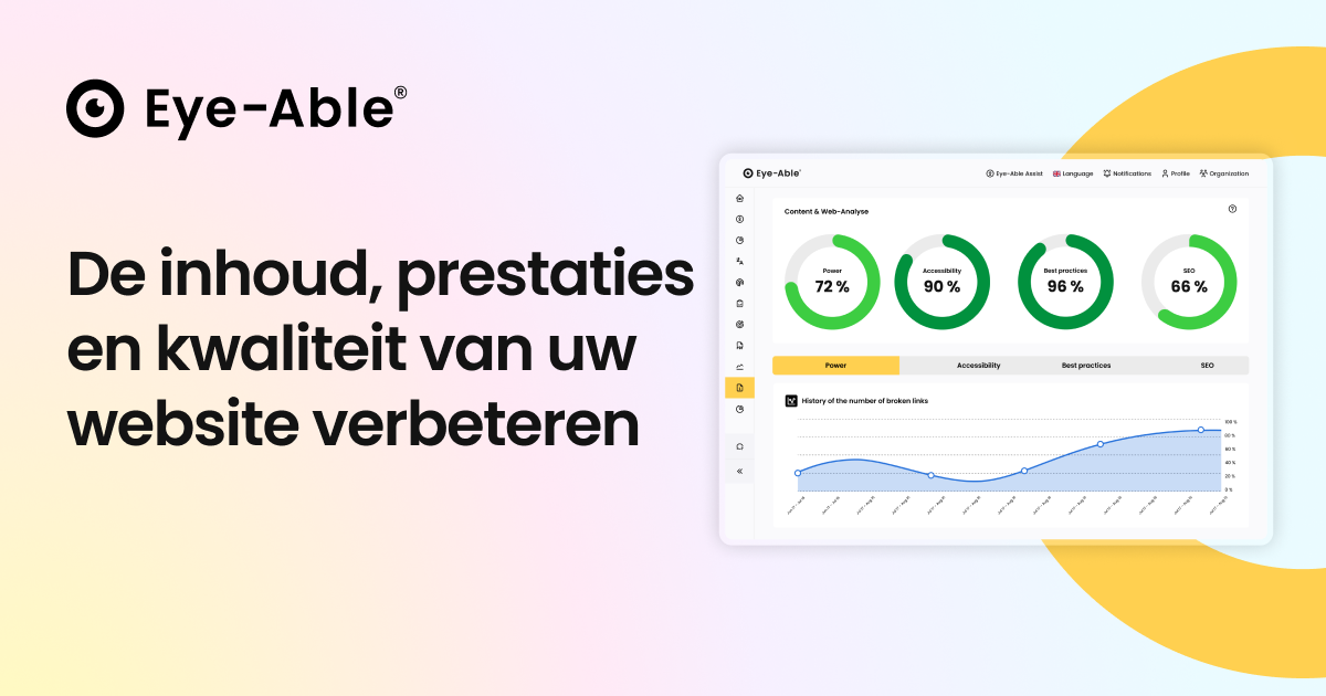 Content & webanalyse: de prestaties van de website verbeteren | Eye-Able