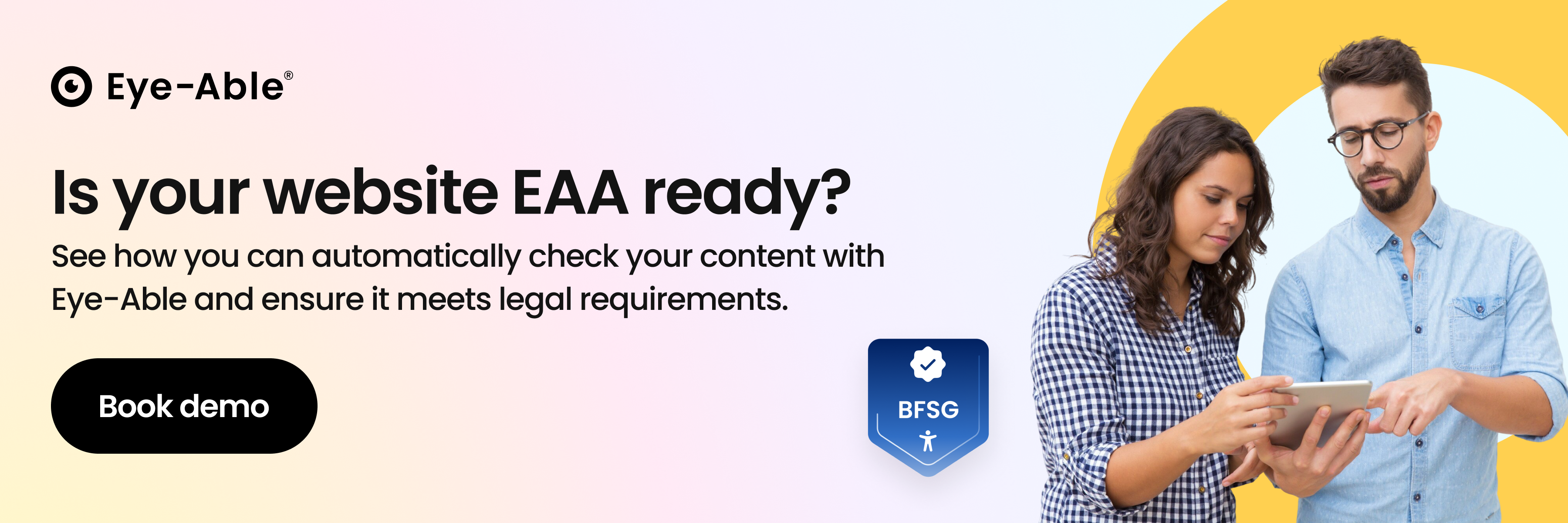 Banner leading to demo booking