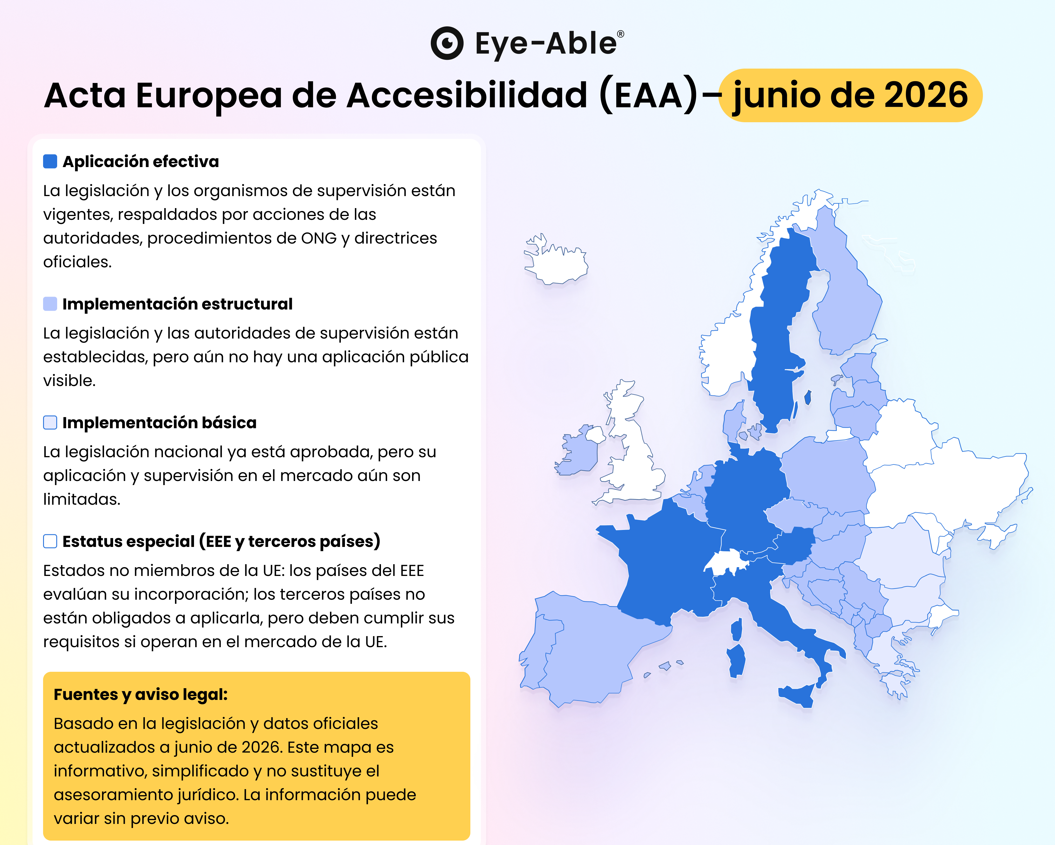 Mapa de Europa titulado 
