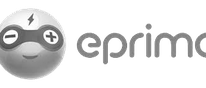Logo of Eprimo, a provider of sustainable energy.