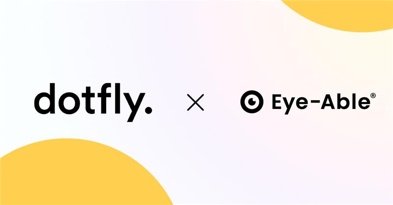 In the picture on the background of the Eye-Able design the two company names 