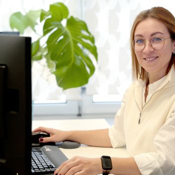 Young Professionals Business Woman Glasses