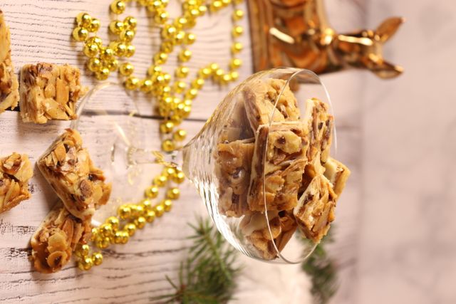 Mandel-Florentiner Mandel-Florentiner in einem Glas