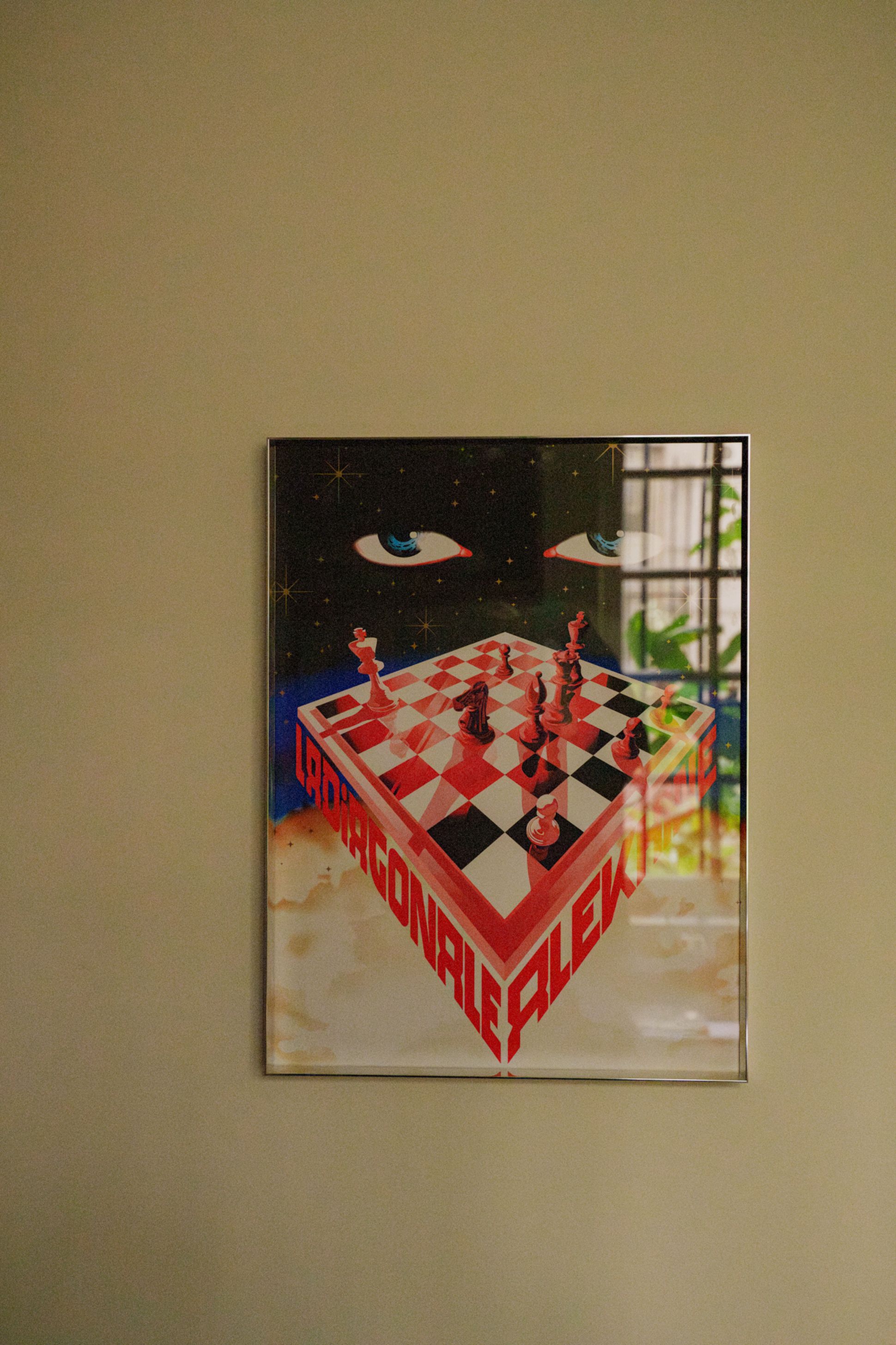 Alexandra Sprung chez elle en famille à Paris