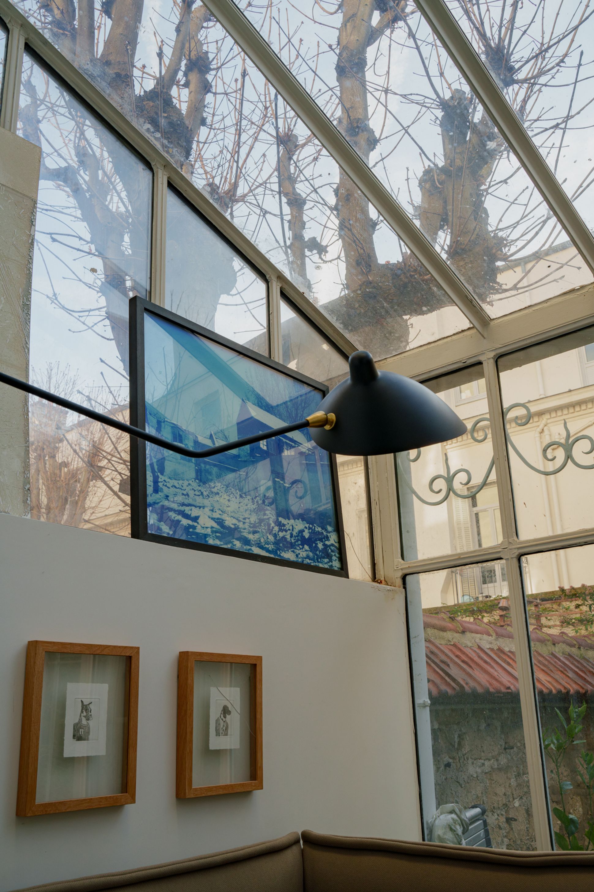 Alexandra Sprung chez elle en famille à Paris