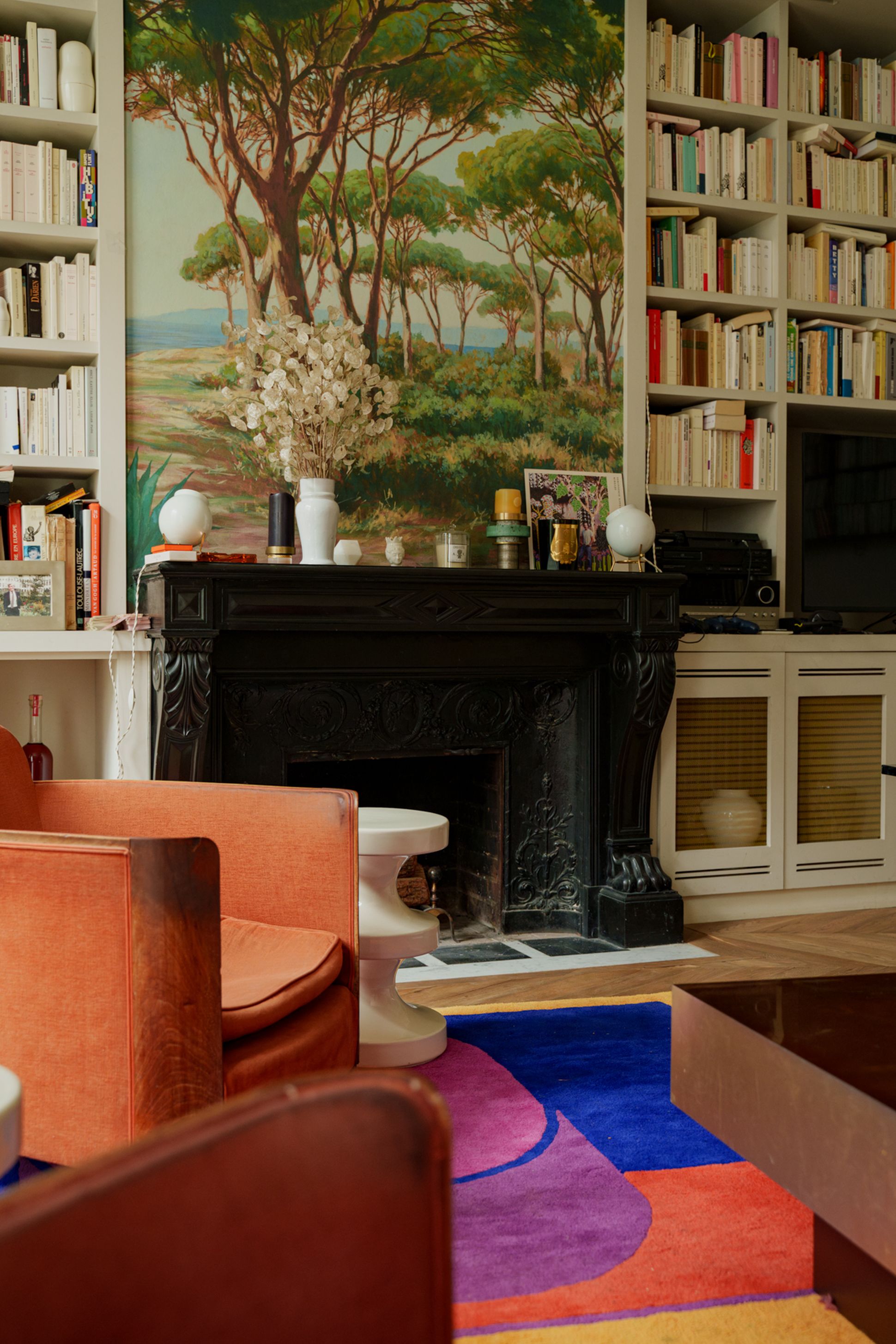 Alexandra Sprung chez elle en famille à Paris