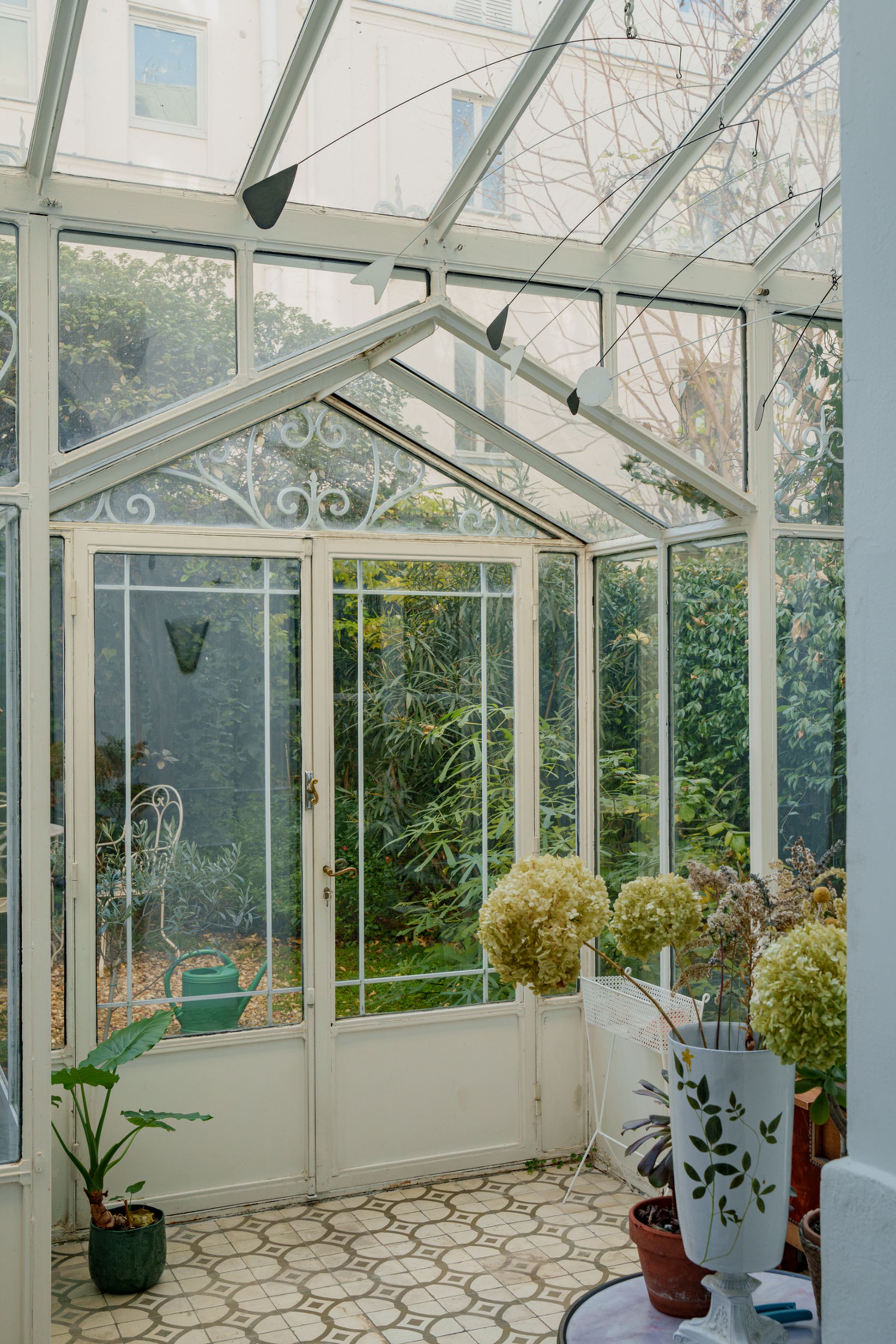 Alexandra Sprung chez elle en famille à Paris