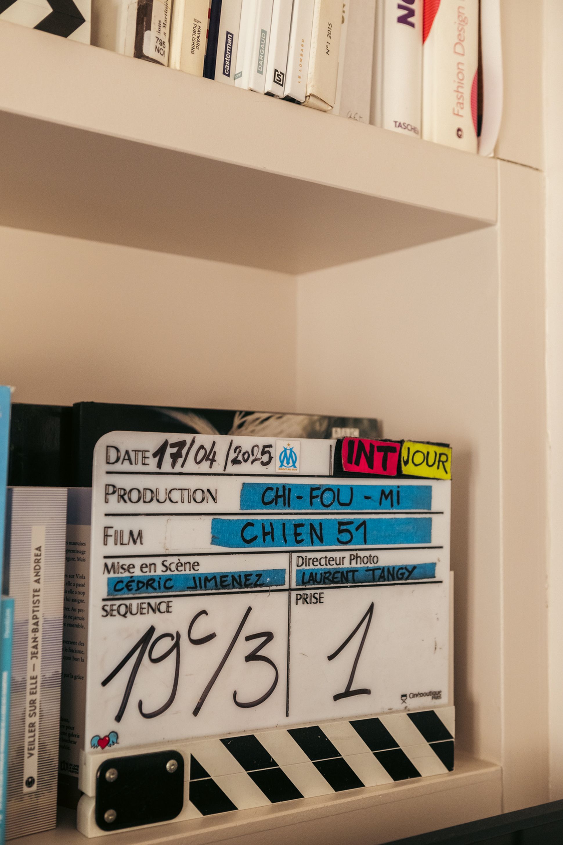 Capucine Martin et Cédric Jimenez chez eux à Paris