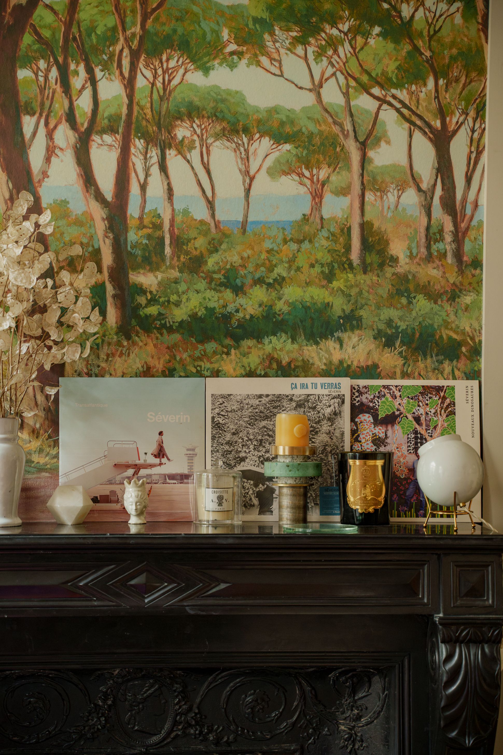 Alexandra Sprung chez elle en famille à Paris