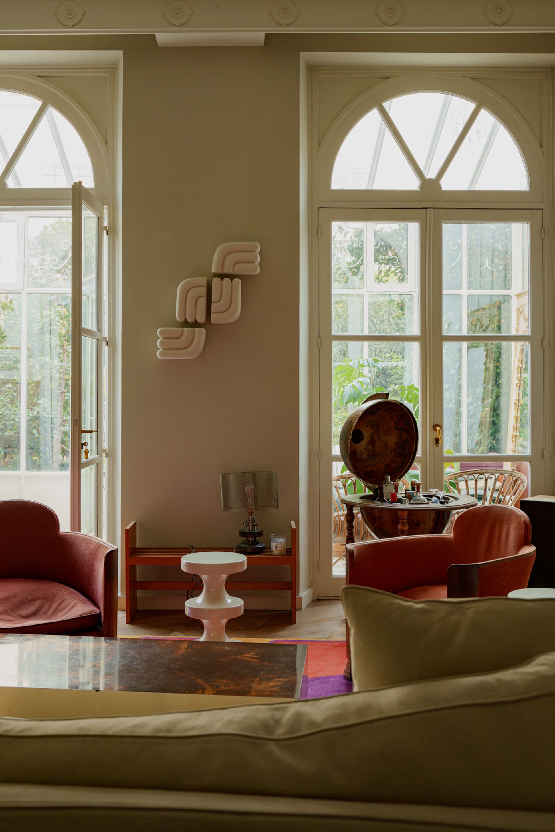 Alexandra Sprung chez elle en famille à Paris