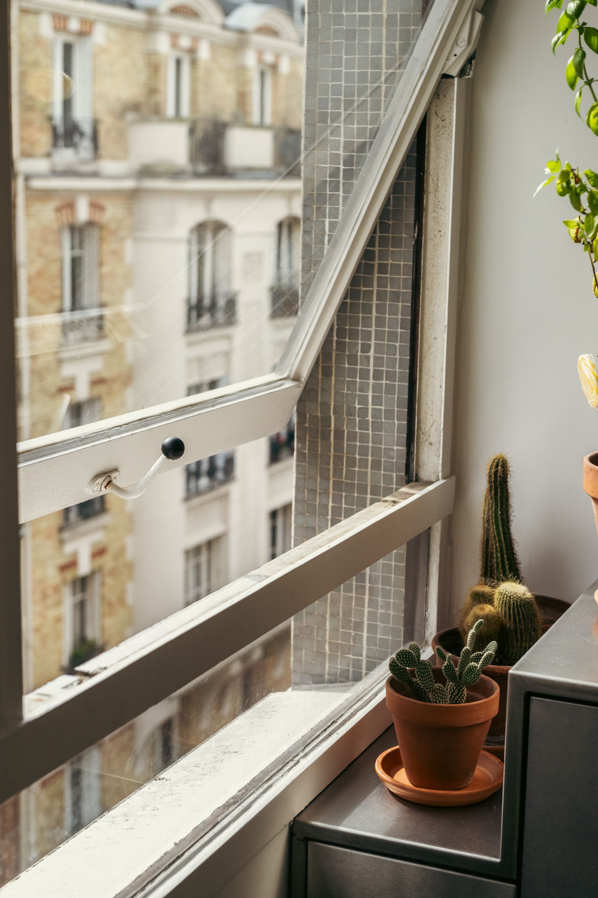 Camille Marchal et Anthony Salomon chez eux à Paris