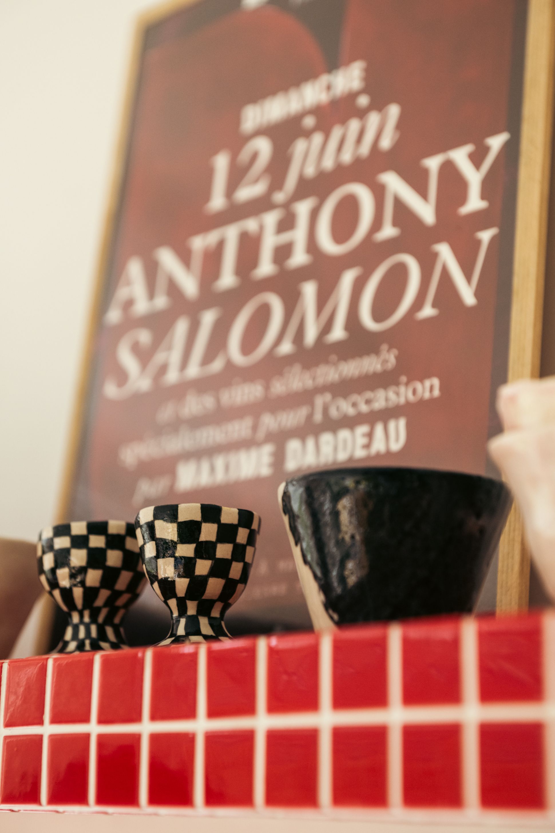 Camille Marchal et Anthony Salomon chez eux à Paris