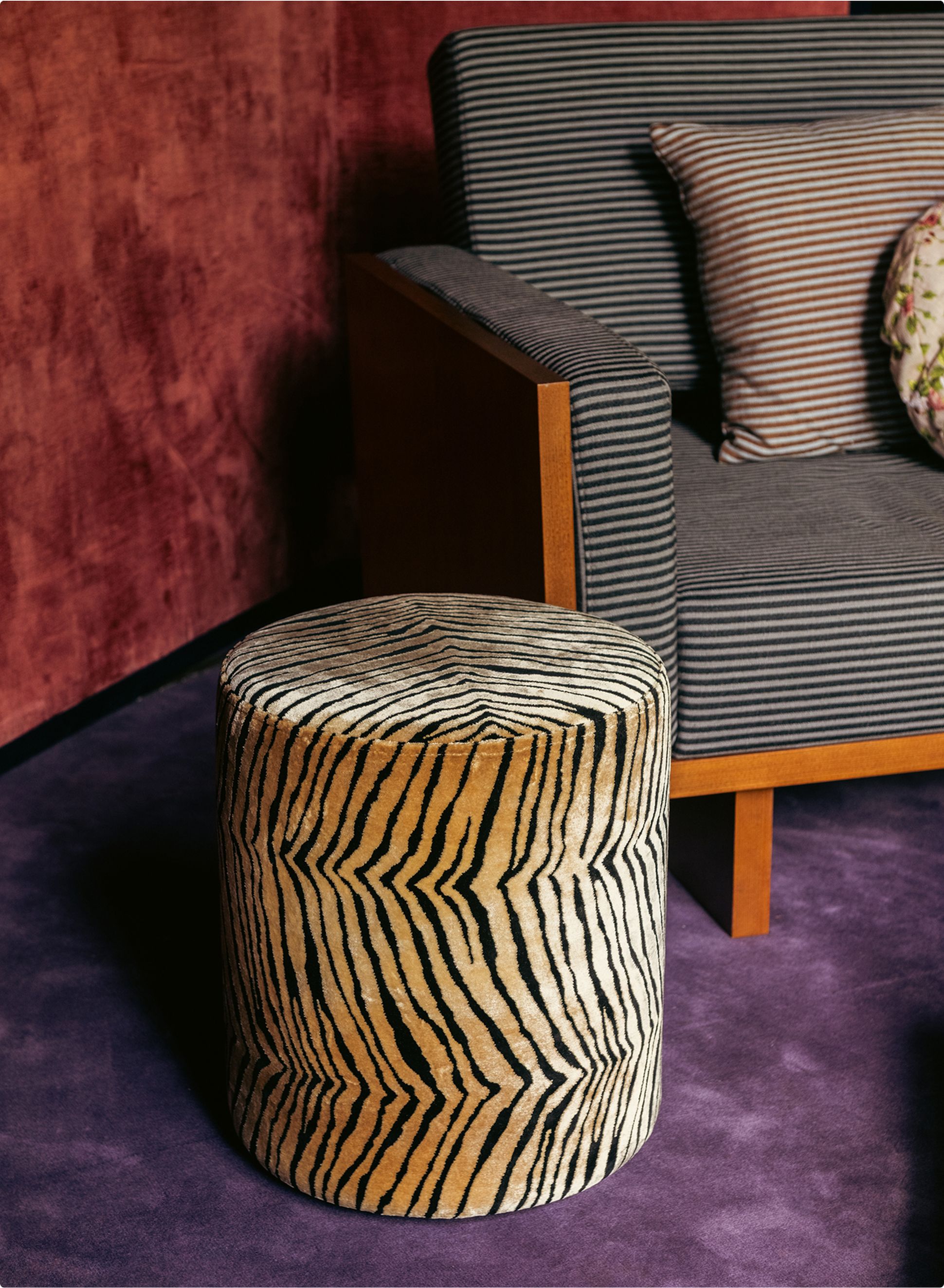 Pouf Mobile tigre