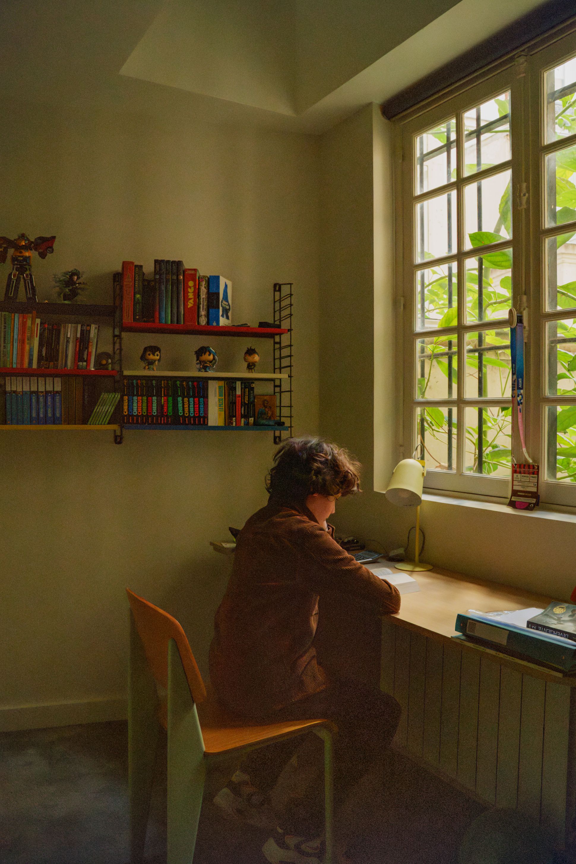 Alexandra Sprung chez elle en famille à Paris