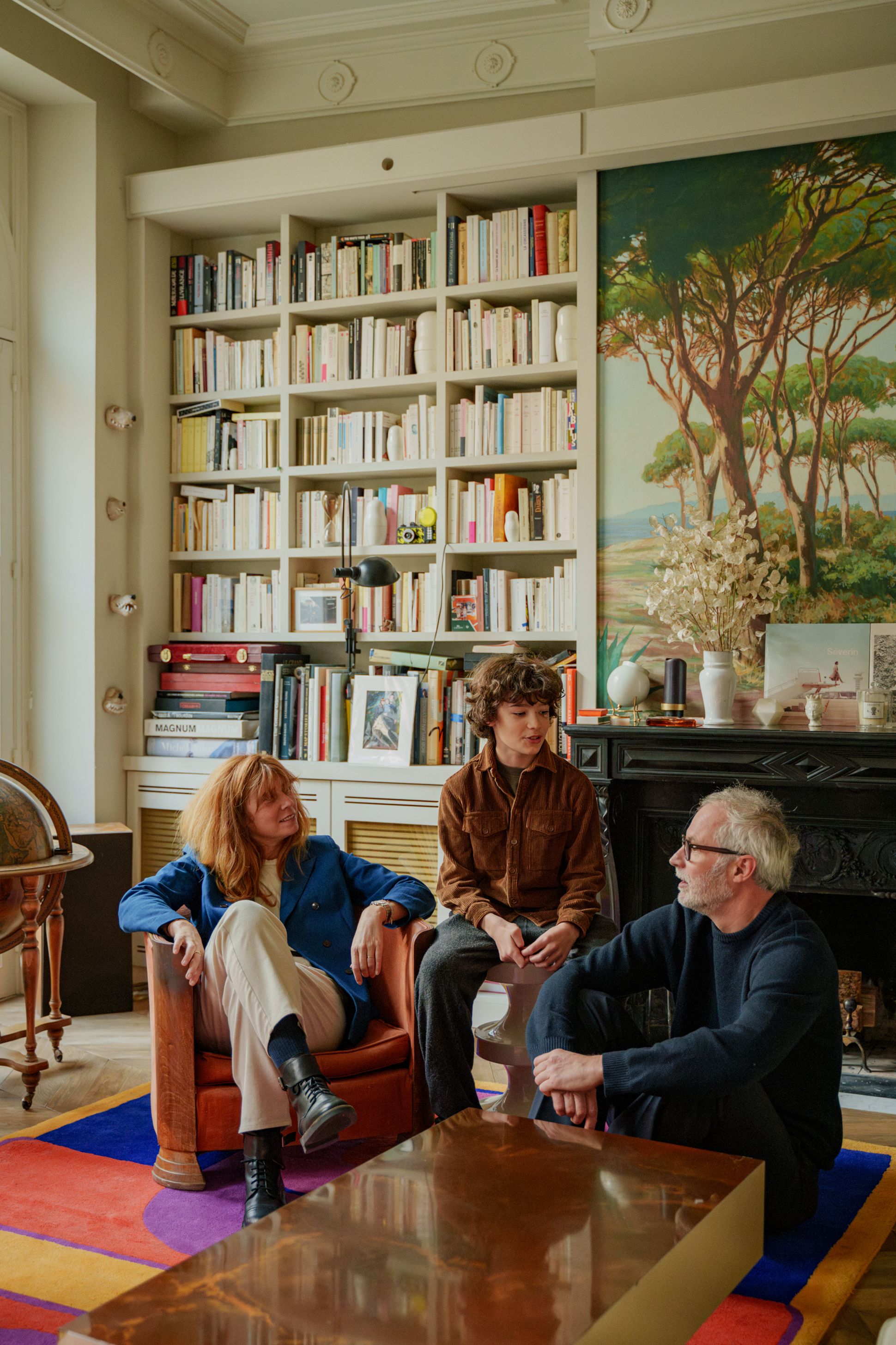 Alexandra Sprung chez elle en famille à Paris