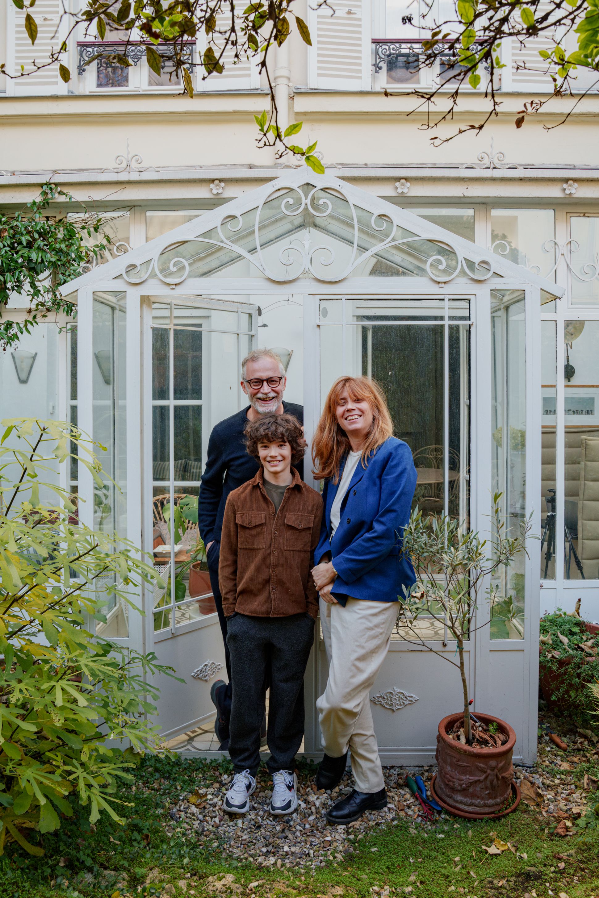 Alexandra Sprung chez elle en famille à Paris