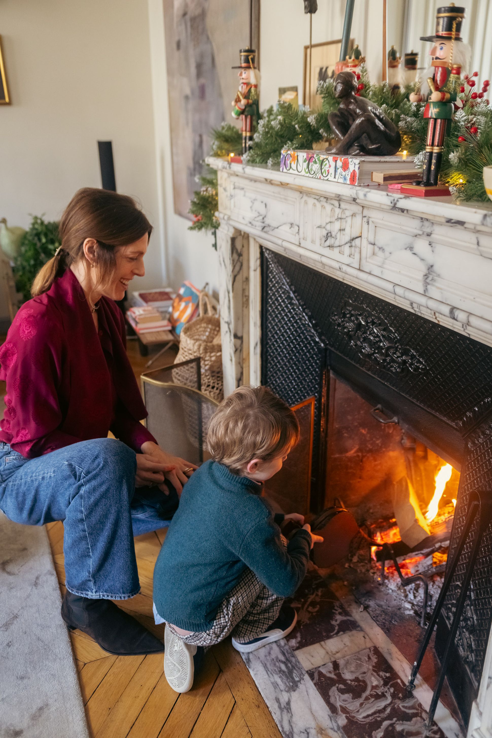 Noël parisien en famille, chez Audrey Poux