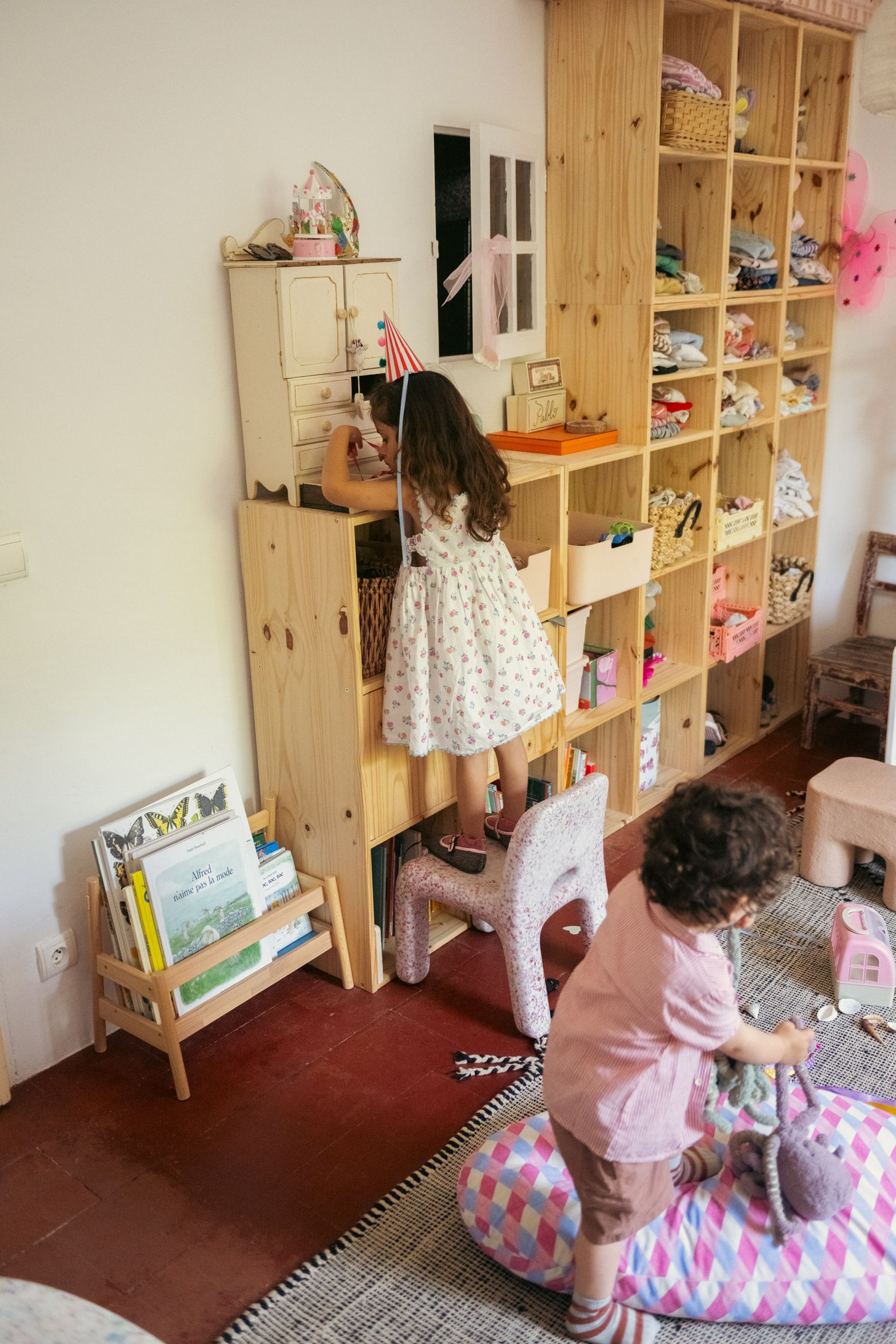 Tiphaine Guiran en famille chez elle à Goult dans le Luberon