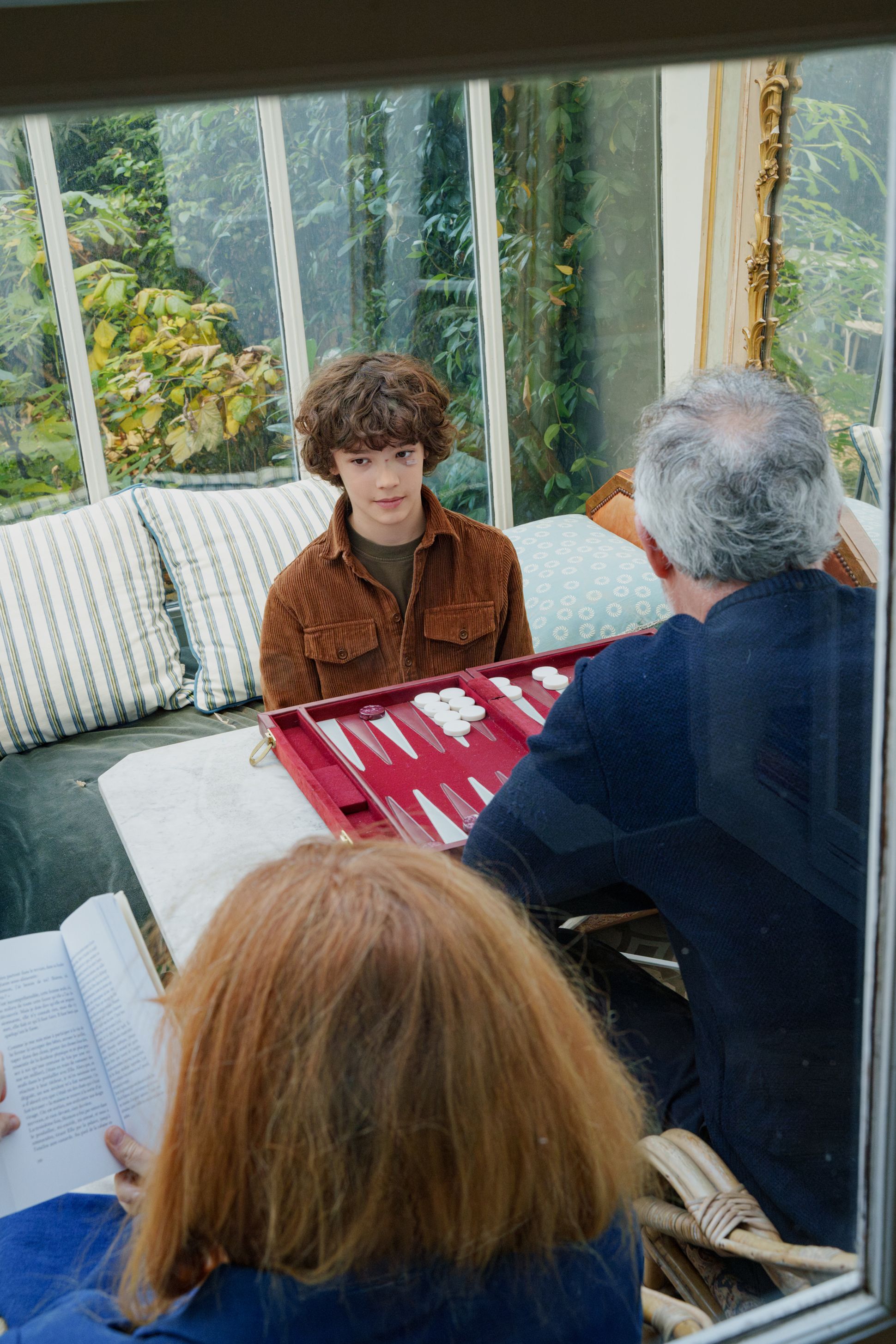 Alexandra Sprung chez elle en famille à Paris