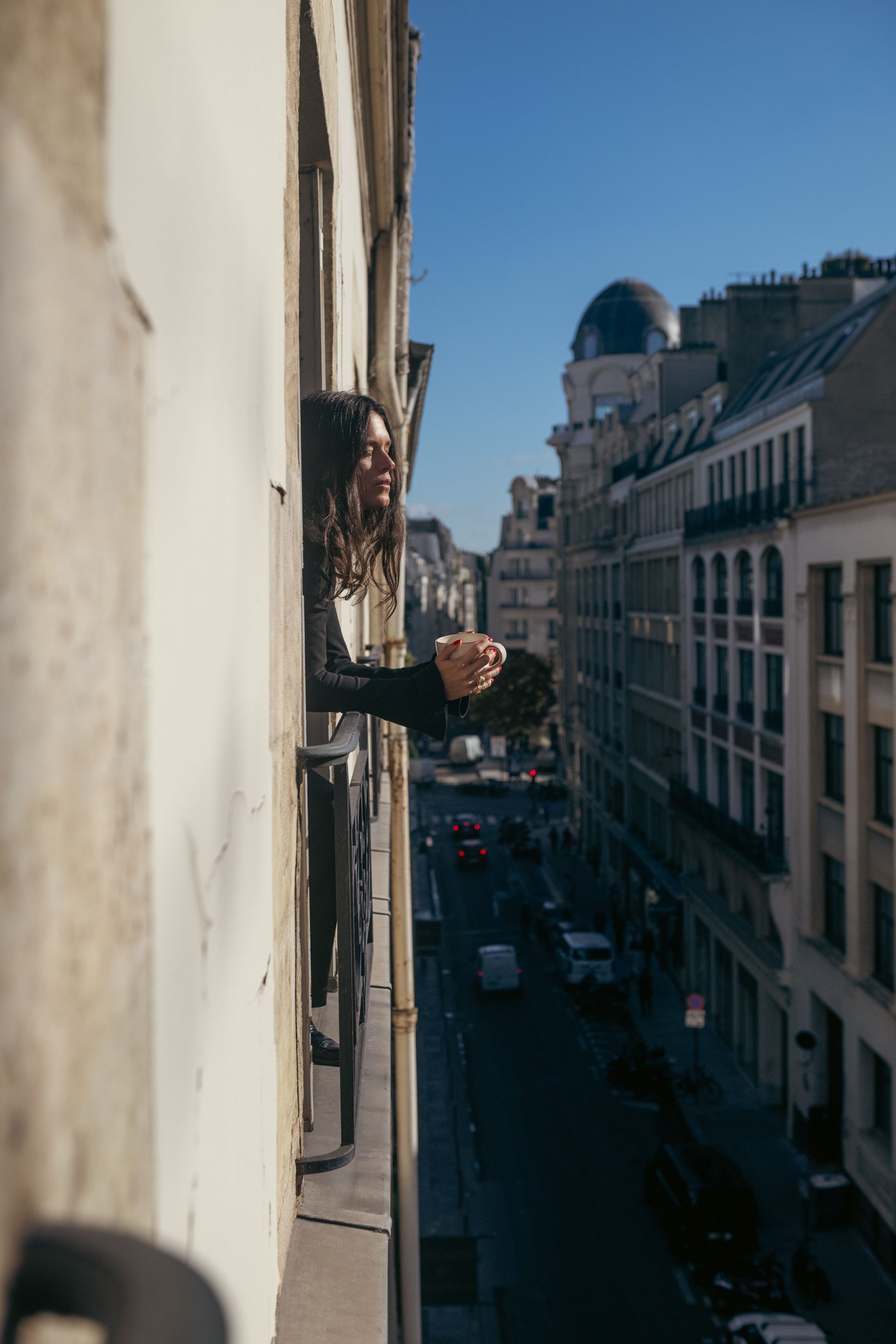 Capucine Martin et Cédric Jimenez chez eux à Paris