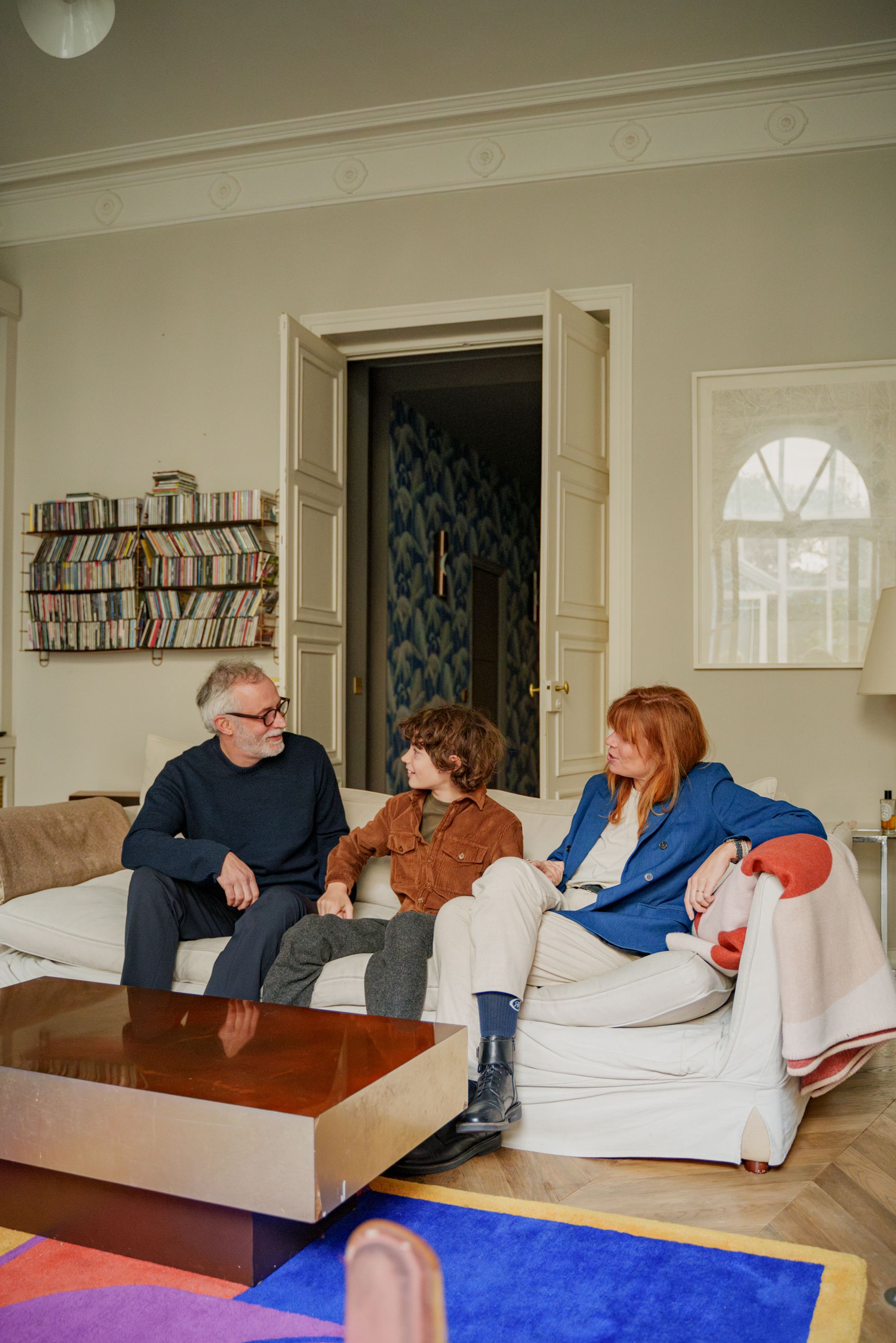 Alexandra Sprung chez elle en famille à Paris