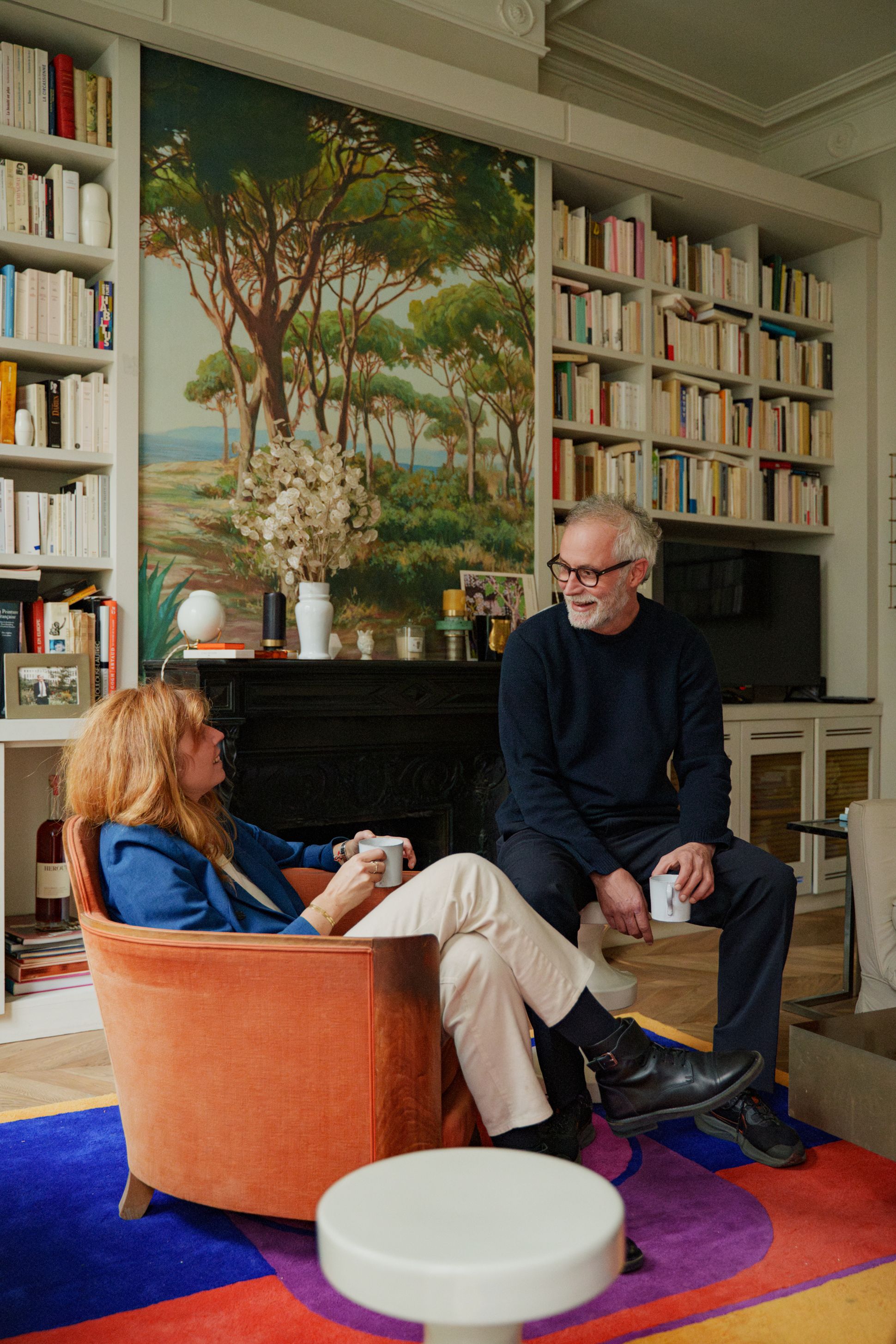 Alexandra Sprung chez elle en famille à Paris