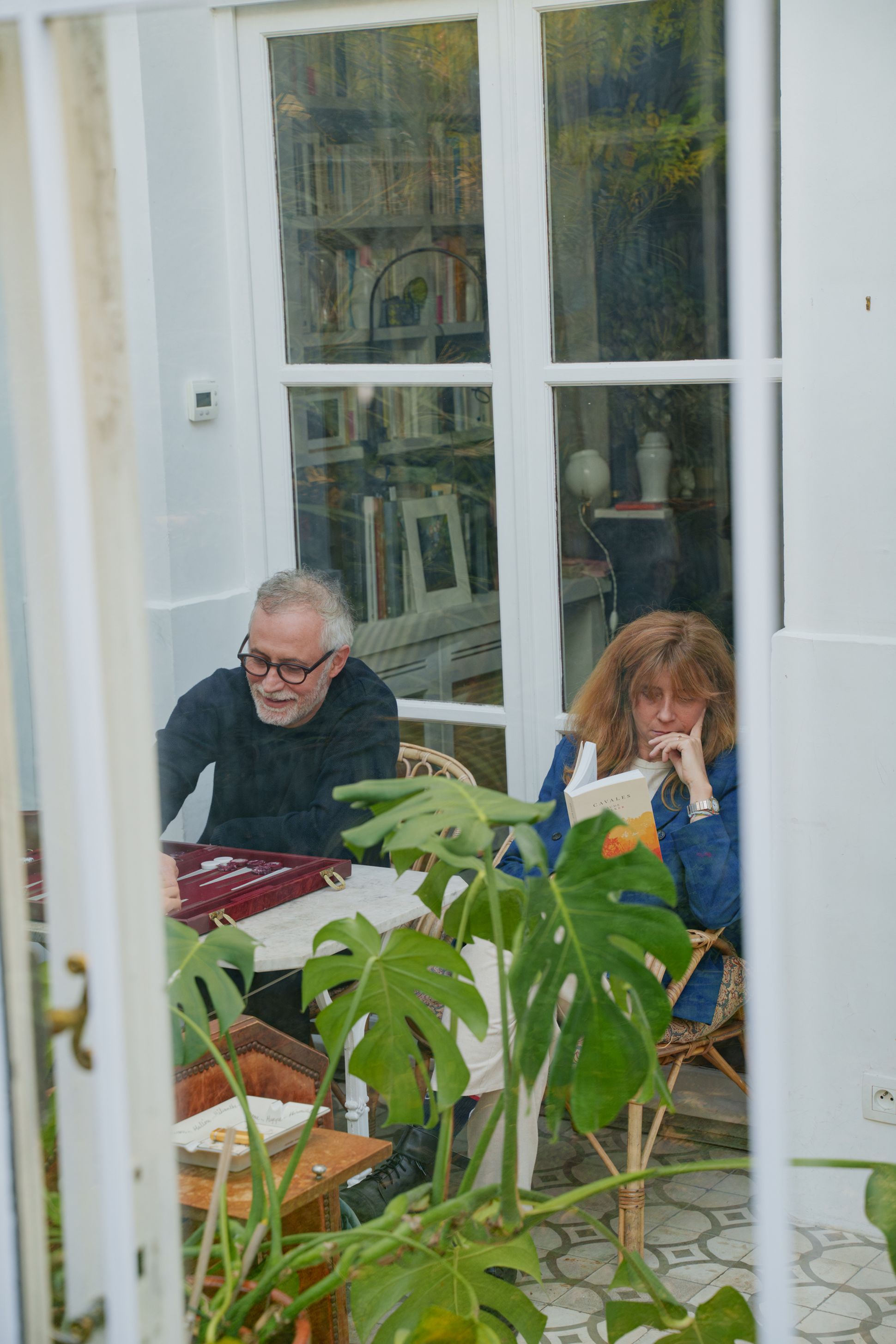 Alexandra Sprung chez elle en famille à Paris