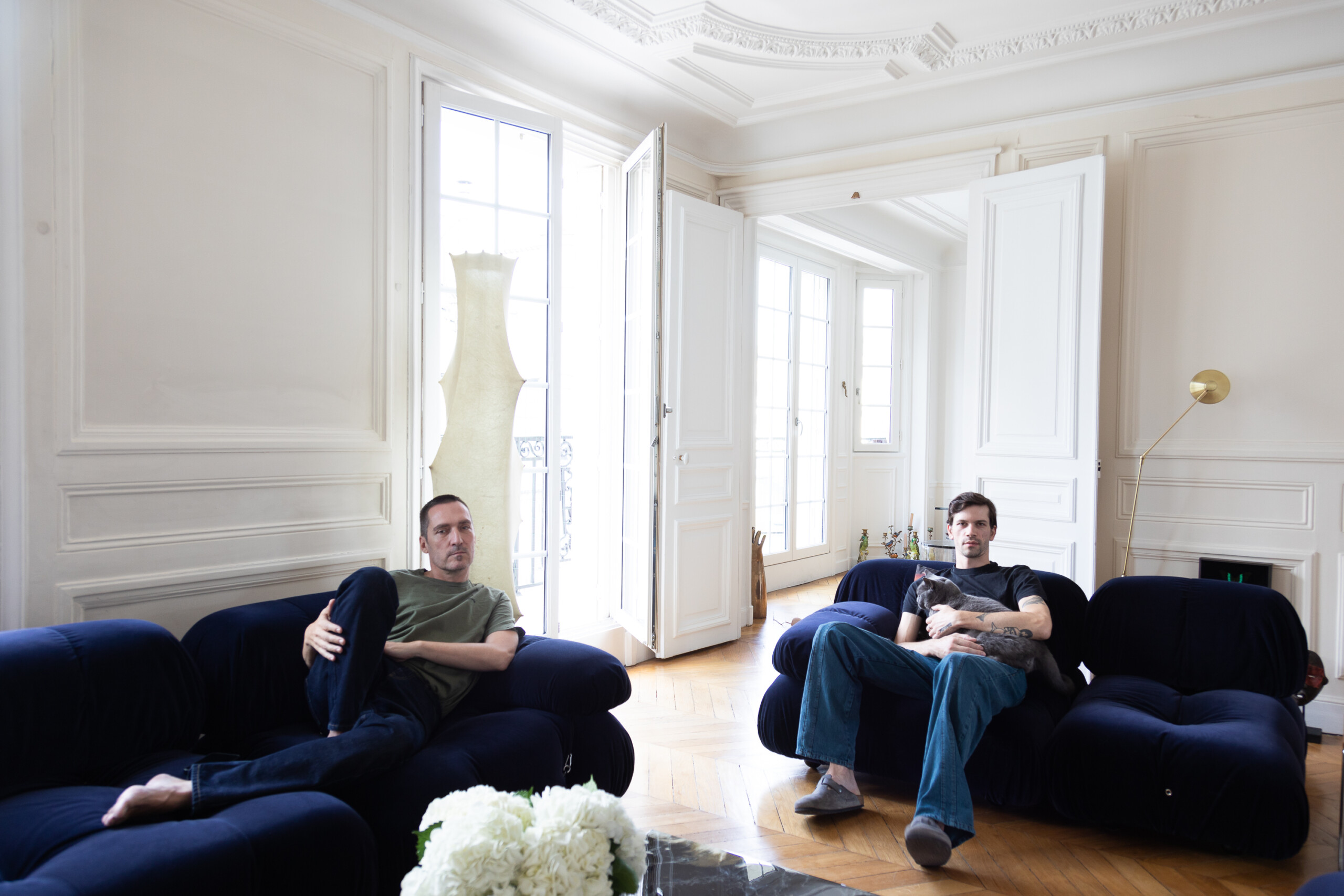 Serge Ruffieux, Dimitri Rivière and Jack - The Socialite Family