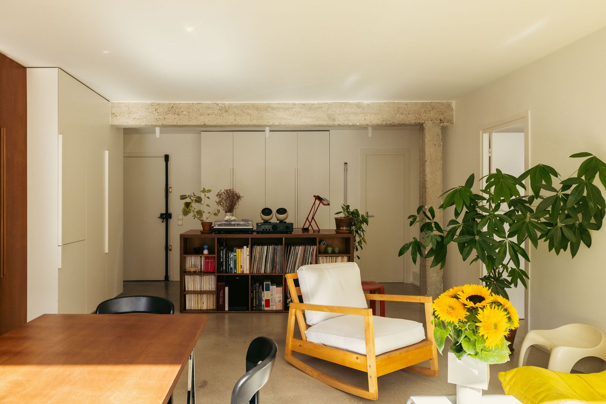 Camille Marchal et Anthony Salomon chez eux à Paris