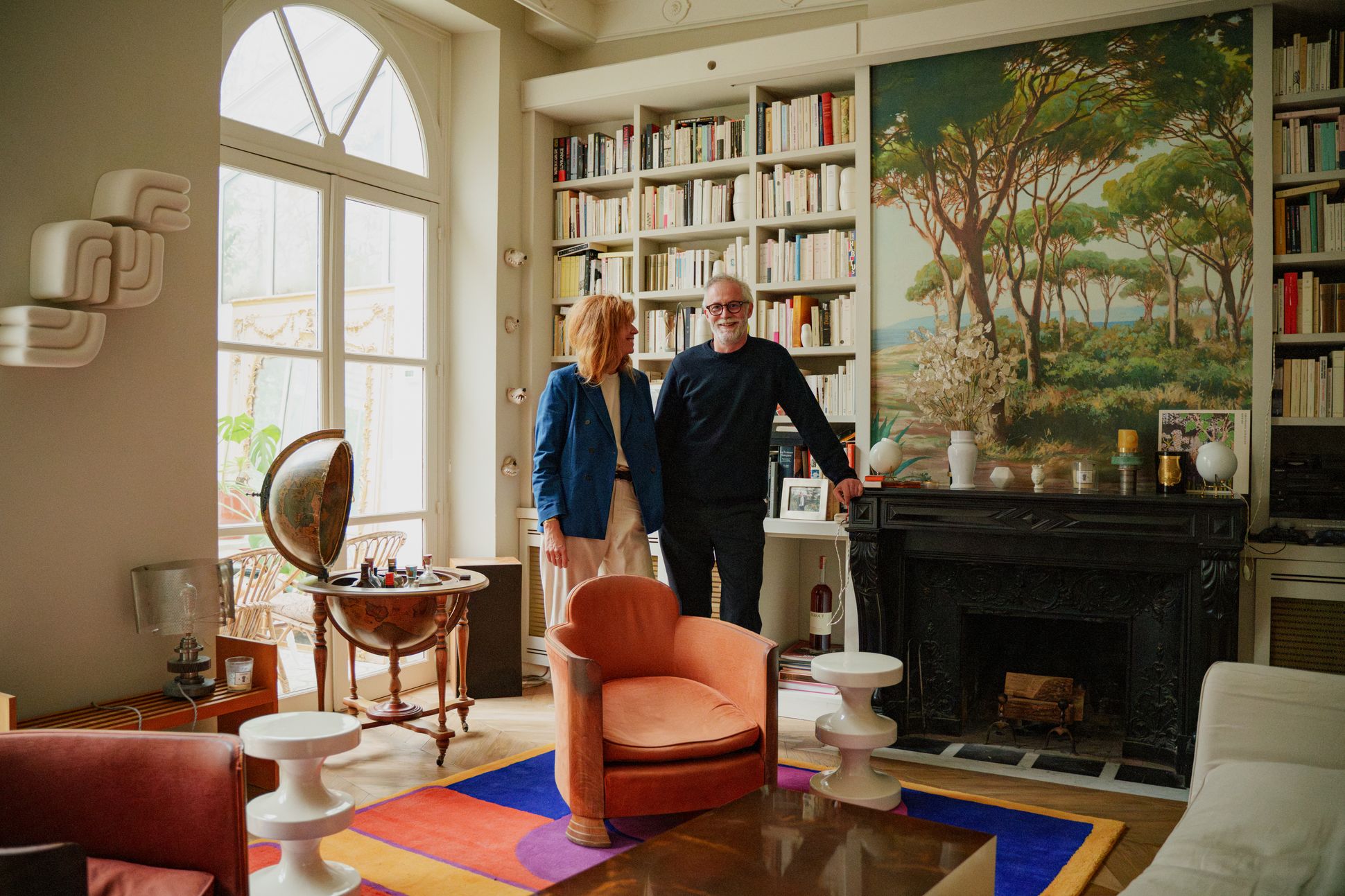 Alexandra Sprung chez elle en famille à Paris