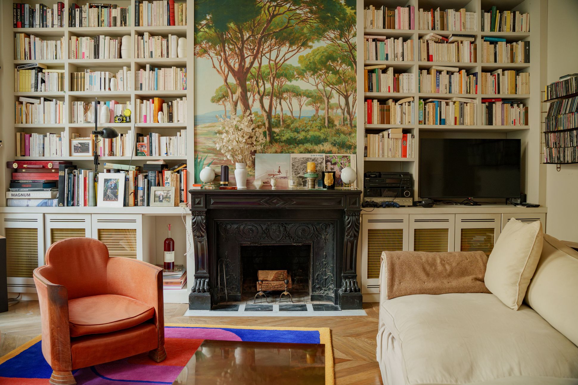 Alexandra Sprung chez elle en famille à Paris