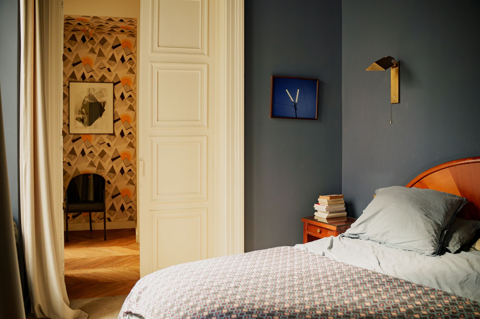 Alexandra Sprung chez elle en famille à Paris