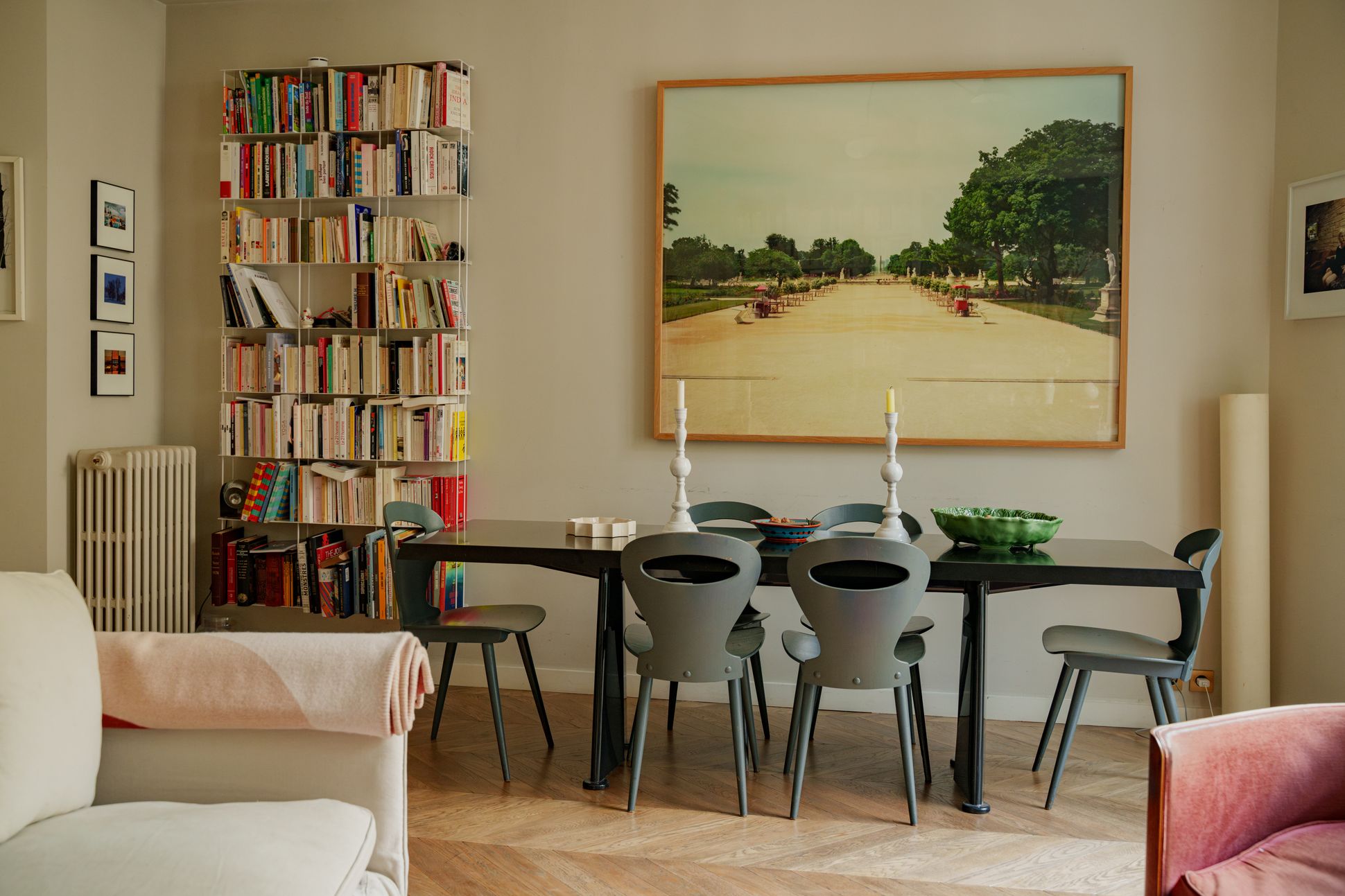 Alexandra Sprung chez elle en famille à Paris