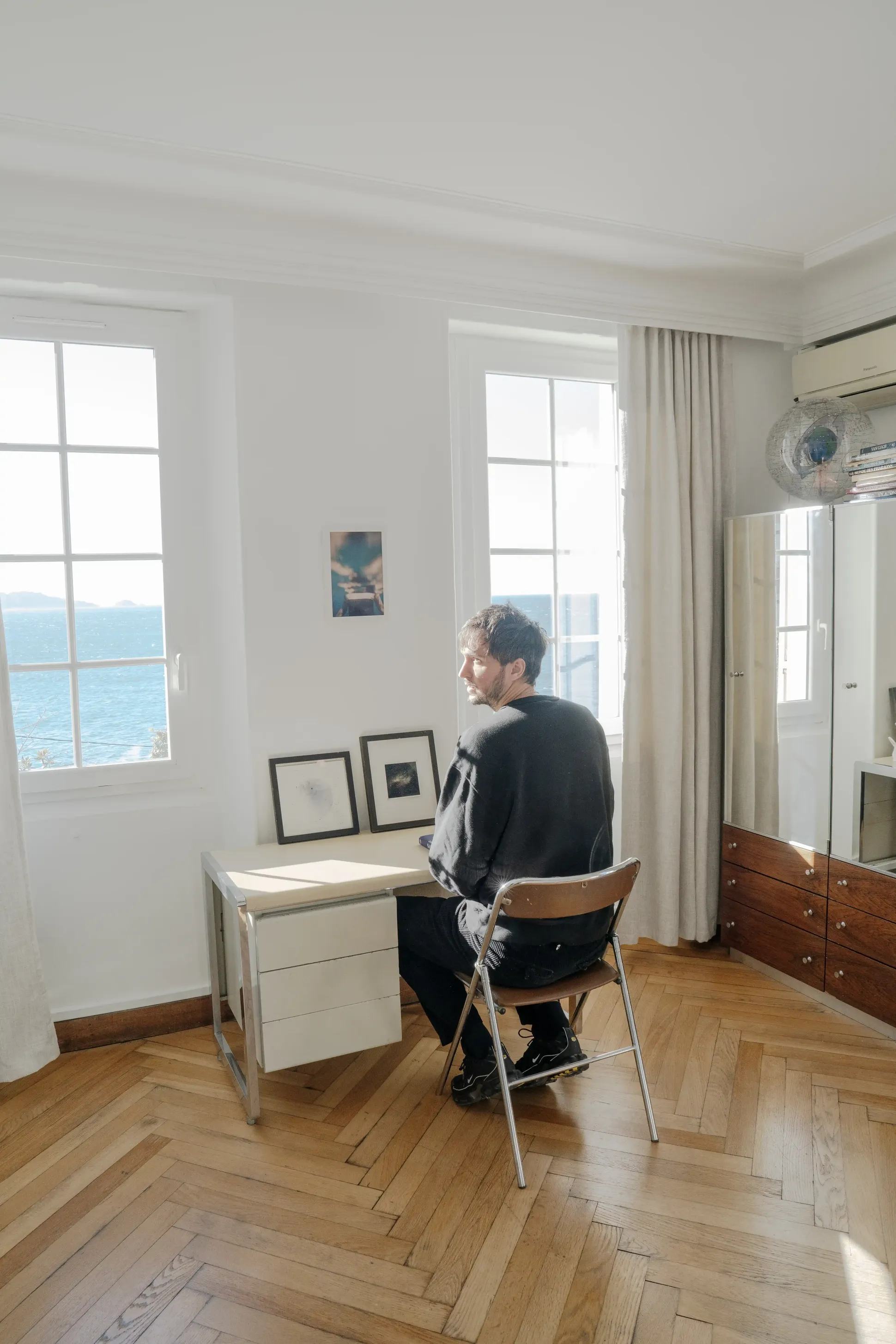 À Marseille, chez Ananda Danielfy et Matthieu Dru; maison avec vue